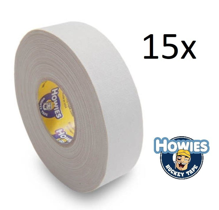 15x Howies nastro per hockey 1" 24yd, nastro per hockey su ghiaccio bianco